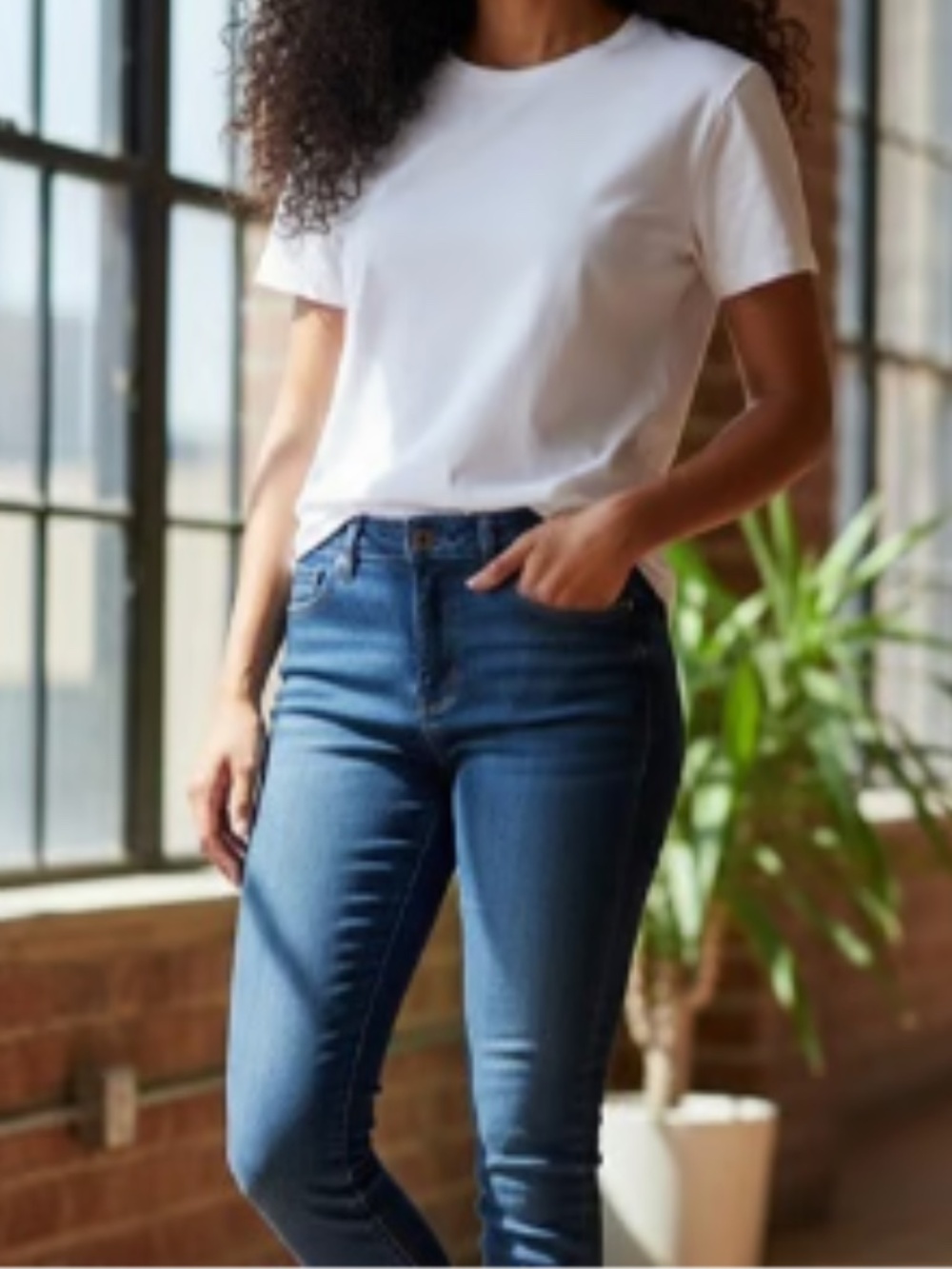 Nicole Miller Soho High Rise Skinny Blue Jeans Size 12